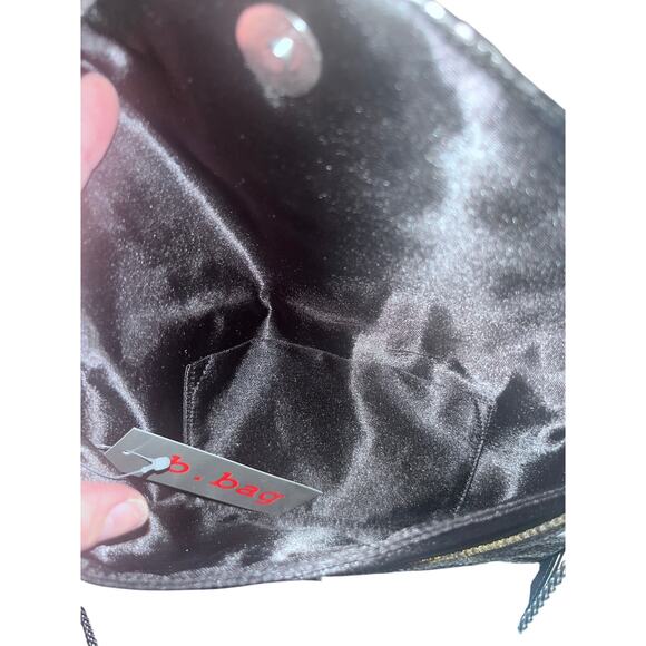 NWT B.Bag beaded crossbody purse with silver chain strap - Picture 8 of 8